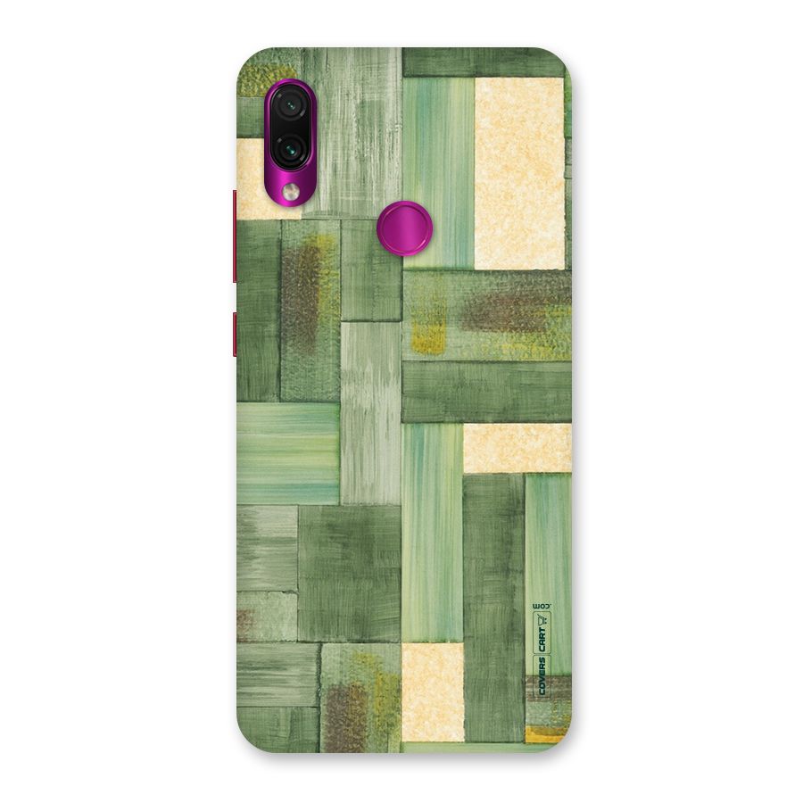 Wooden Green Texture Back Case for Redmi Note 7 Pro