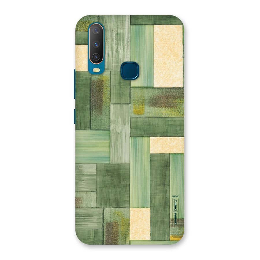 Wooden Green Texture Back Case for Vivo U10