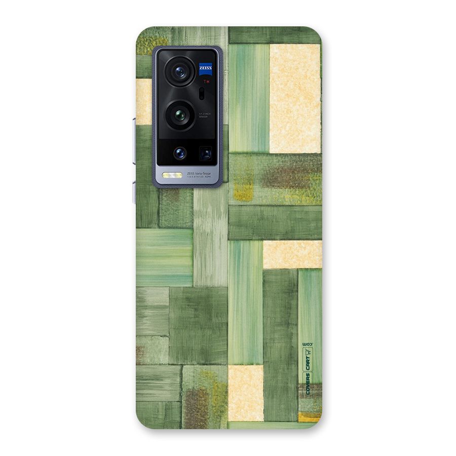 Wooden Green Texture Back Case for Vivo X60 Pro Plus