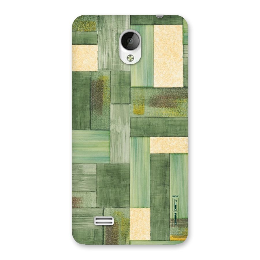 Wooden Green Texture Back Case for Vivo Y21