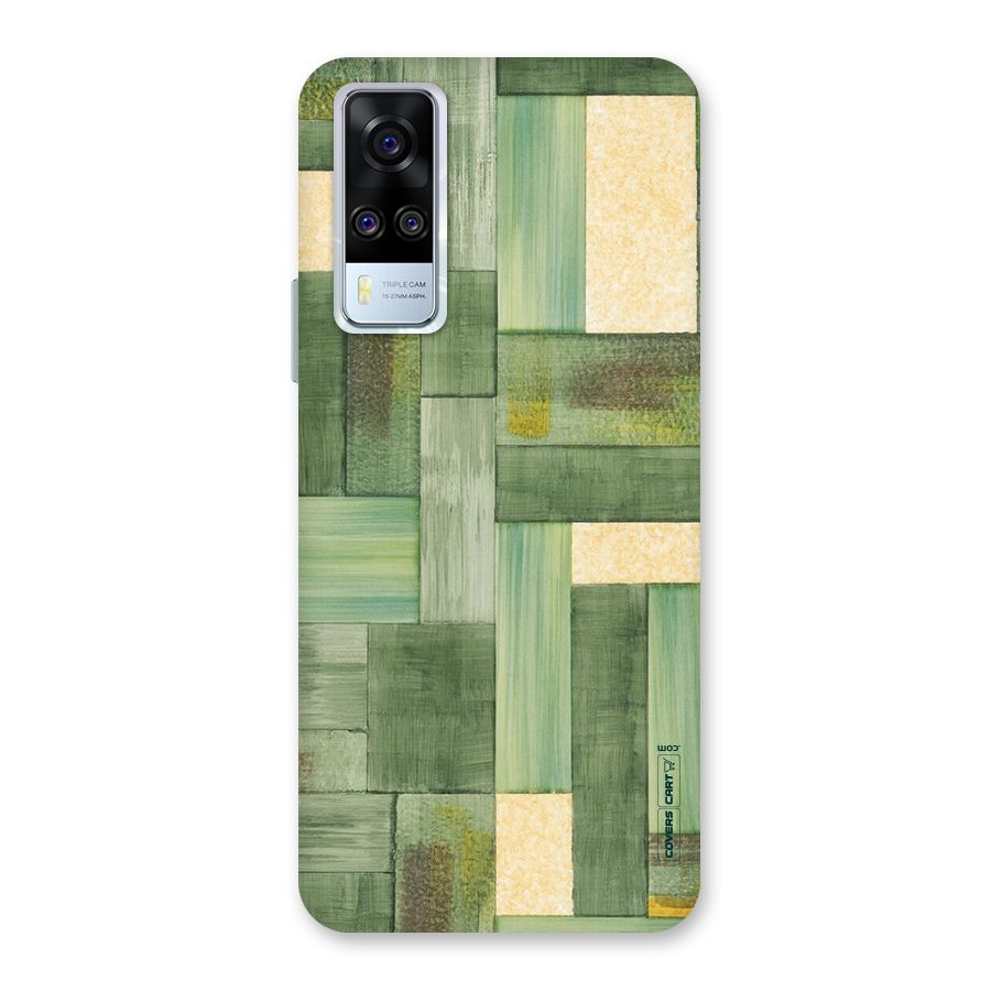 Wooden Green Texture Back Case for Vivo Y51