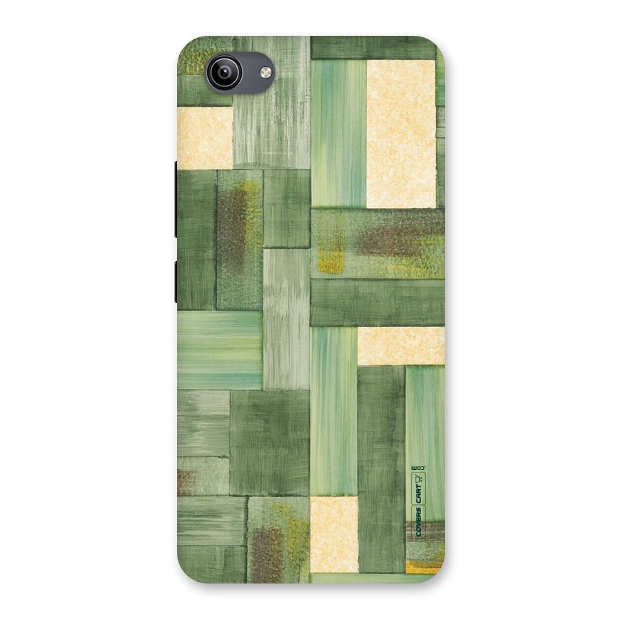 Wooden Green Texture Back Case for Vivo Y81i
