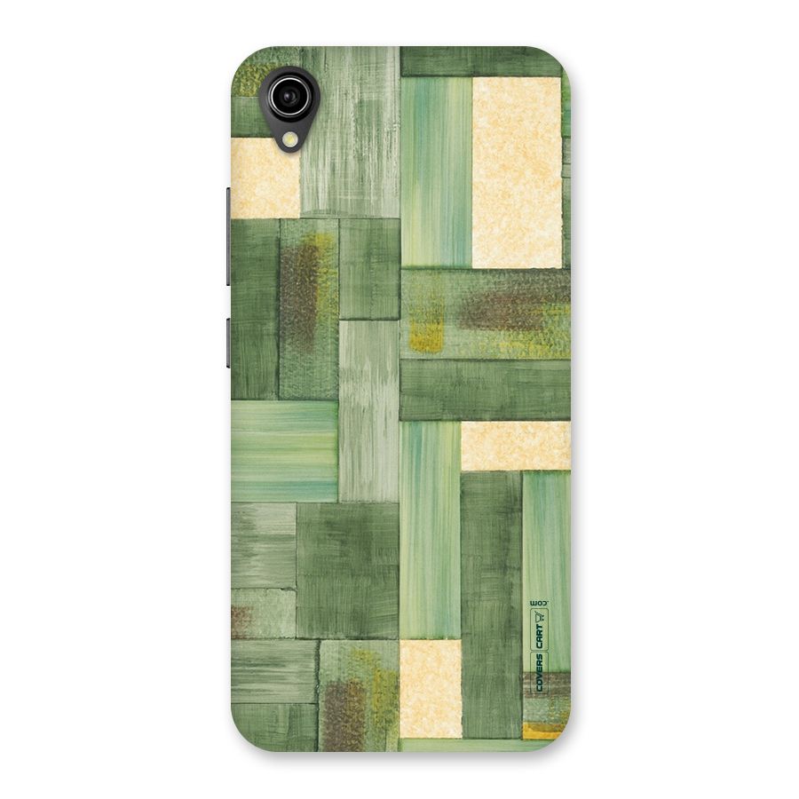 Wooden Green Texture Back Case for Vivo Y90