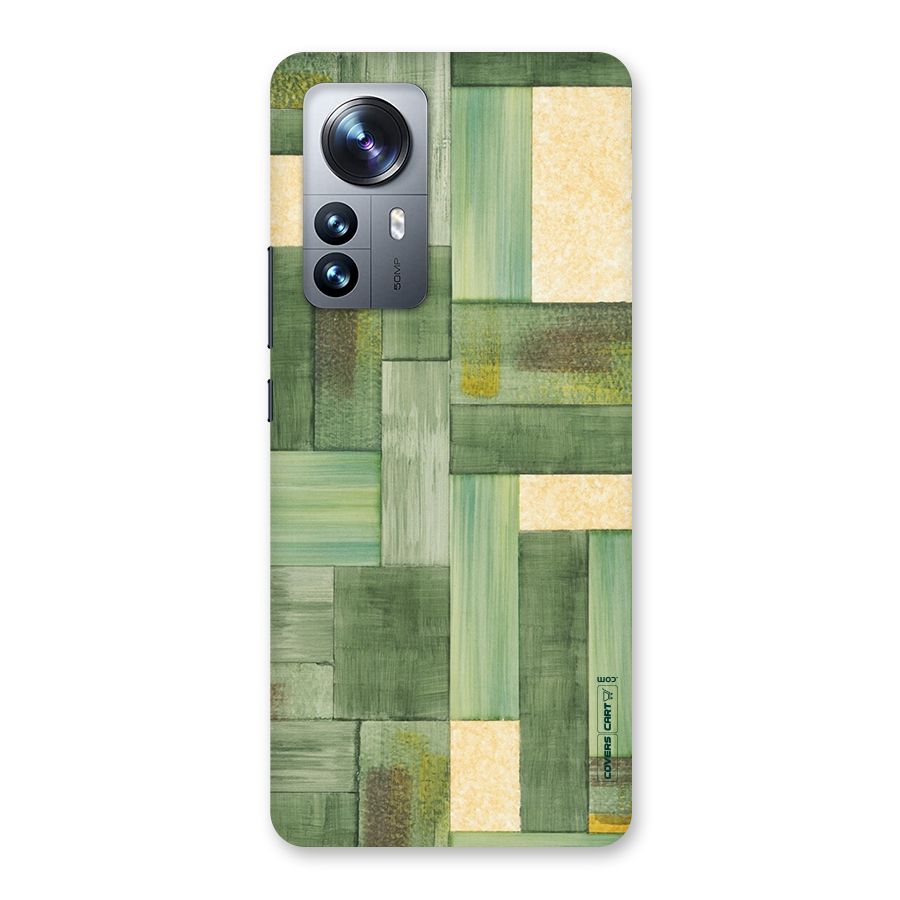 Wooden Green Texture Back Case for Xiaomi 12 Pro