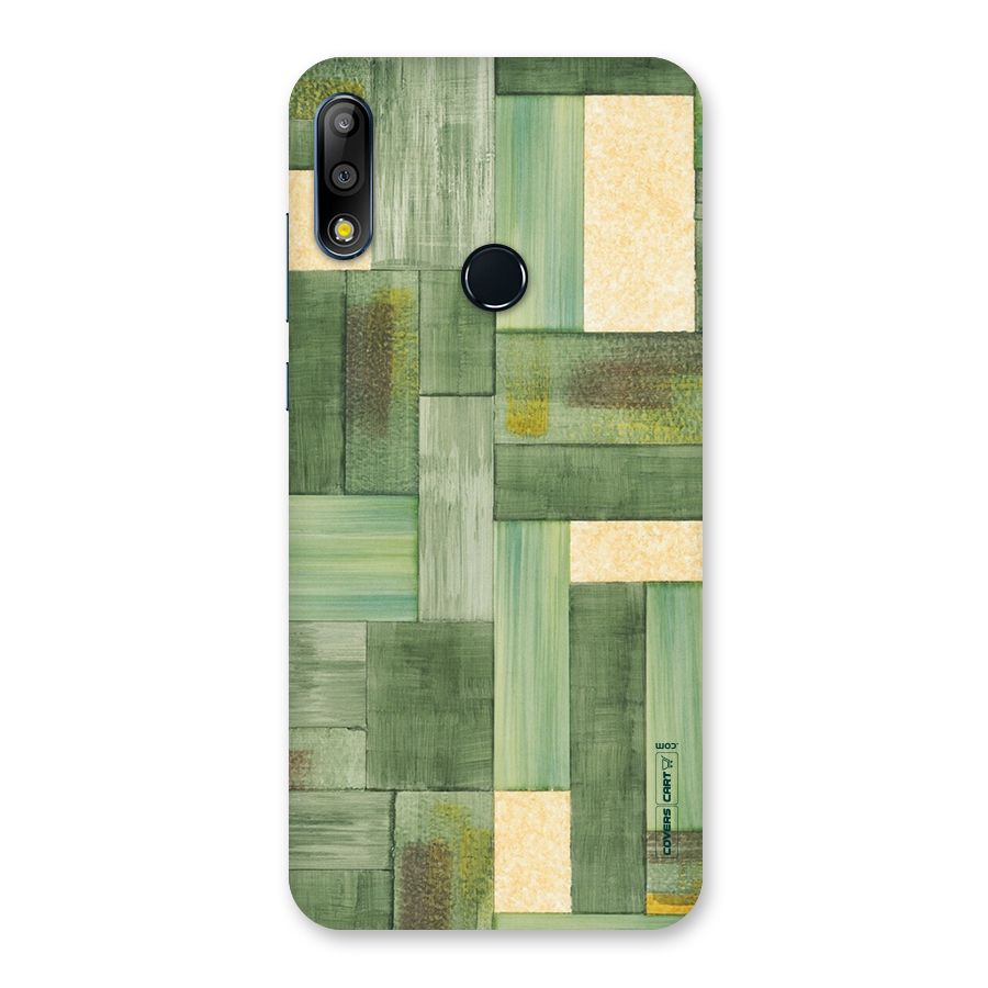 Wooden Green Texture Back Case for Zenfone Max Pro M2