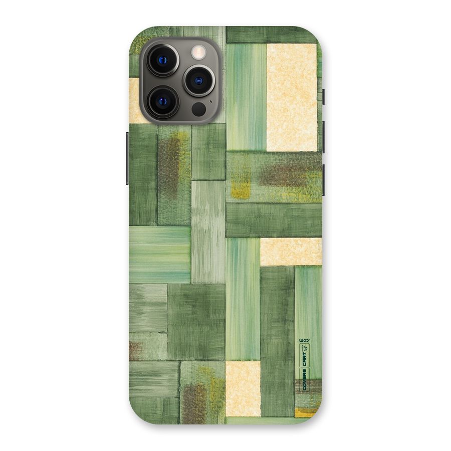 Wooden Green Texture Back Case for iPhone 12 Pro Max