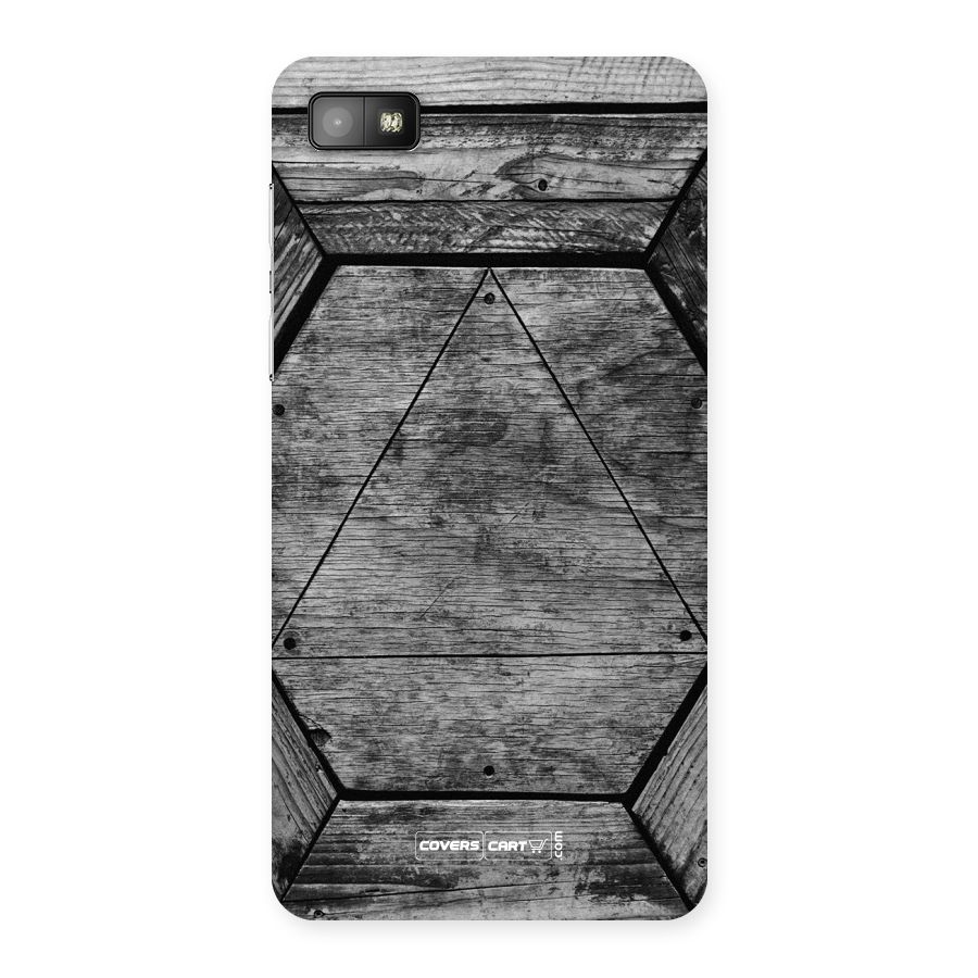 Wooden Hexagon Back Case for Blackberry Z10