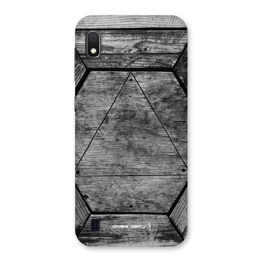 Wooden Hexagon Back Case for Galaxy A10