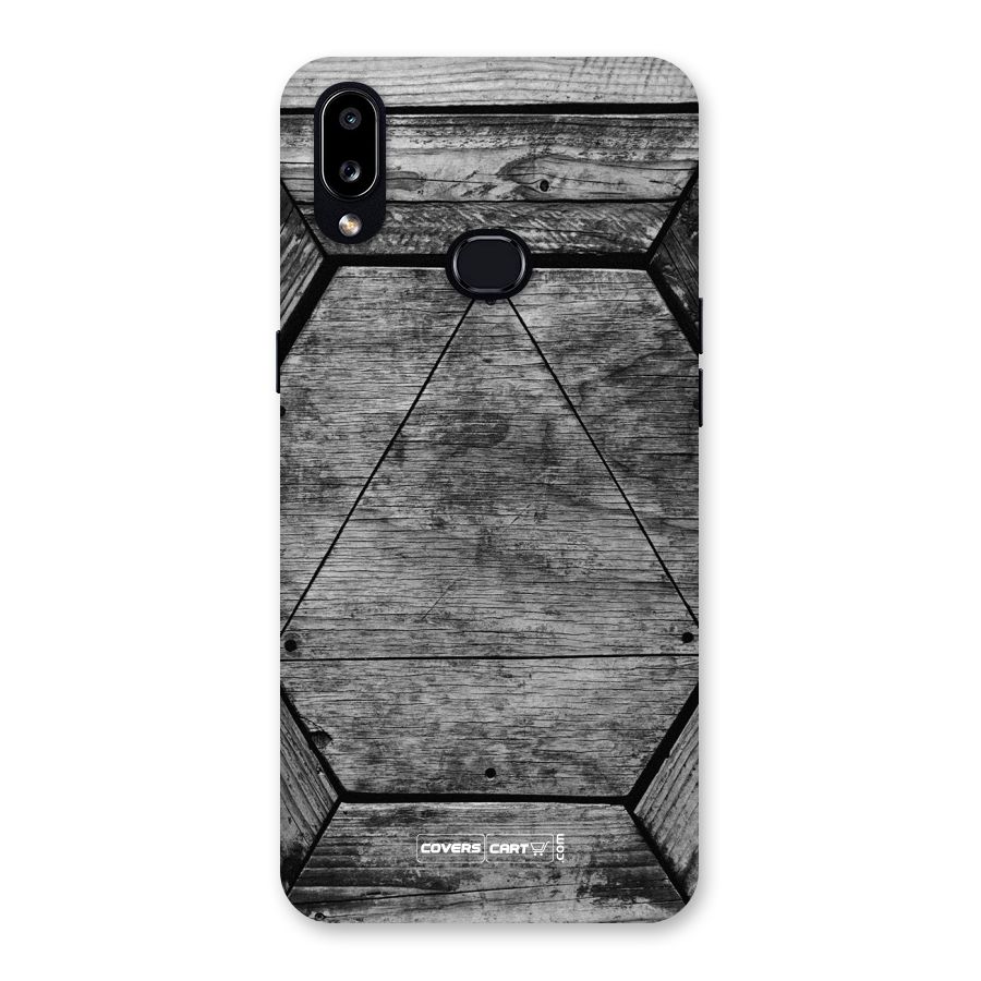 Wooden Hexagon Back Case for Galaxy A10s