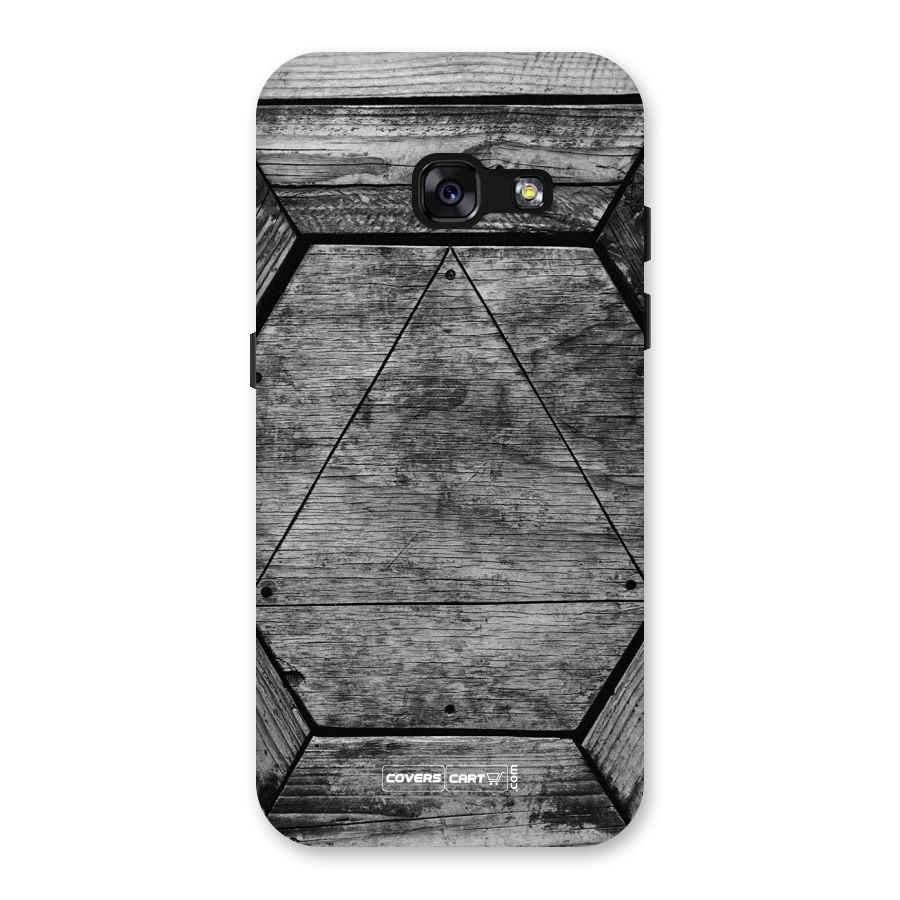 Wooden Hexagon Back Case for Galaxy A3 (2017)
