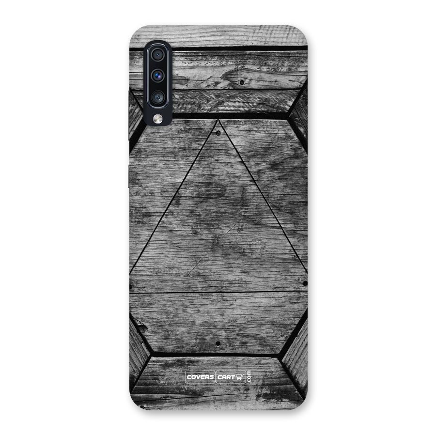 Wooden Hexagon Back Case for Galaxy A70