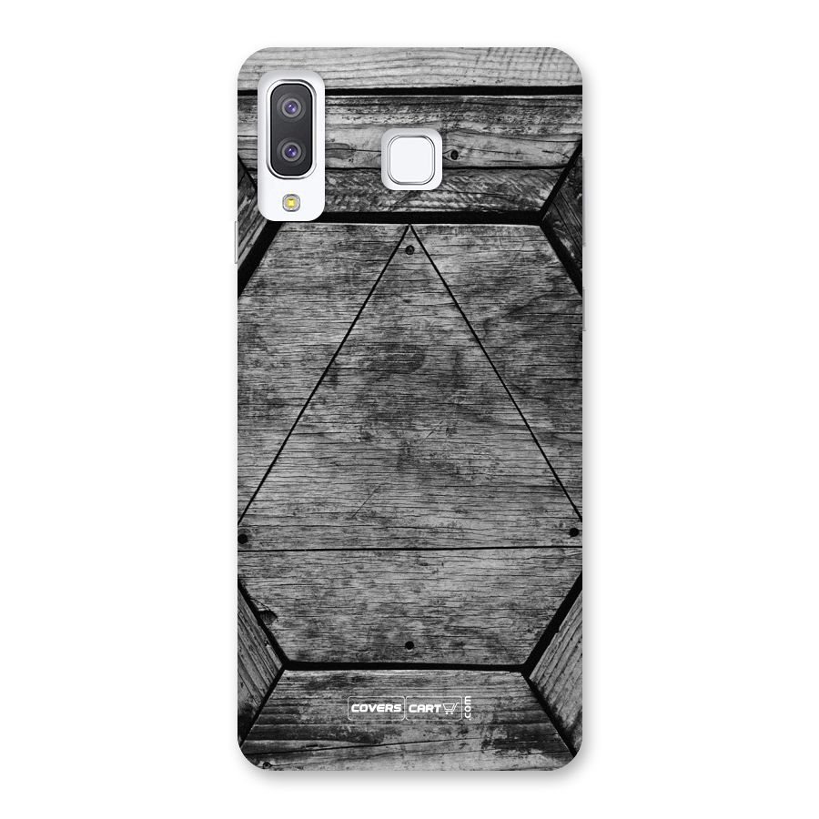 Wooden Hexagon Back Case for Galaxy A8 Star