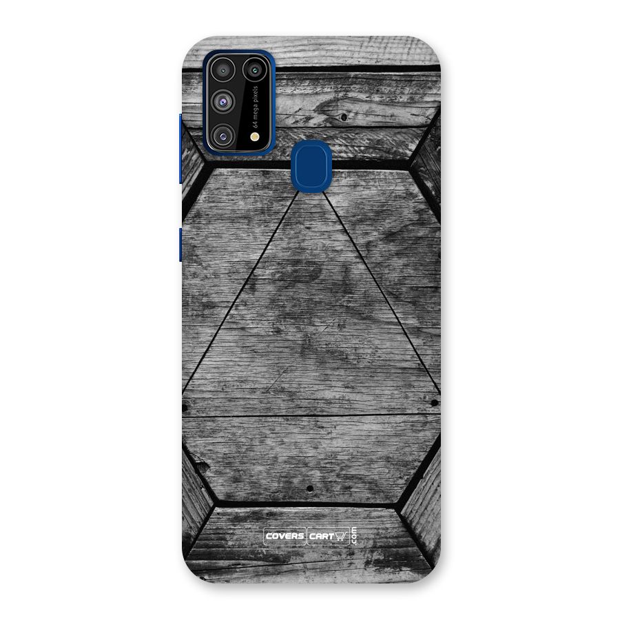 Wooden Hexagon Back Case for Galaxy F41