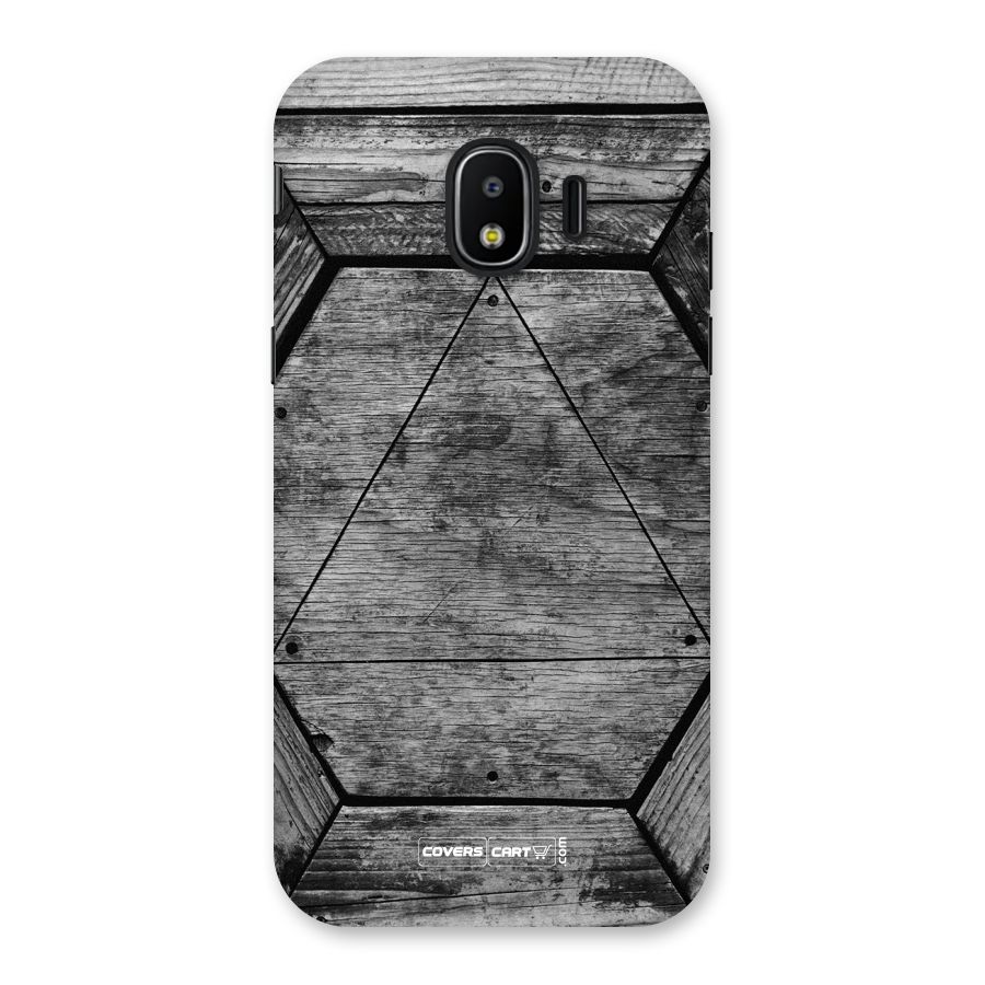 Wooden Hexagon Back Case for Galaxy J2 Pro 2018