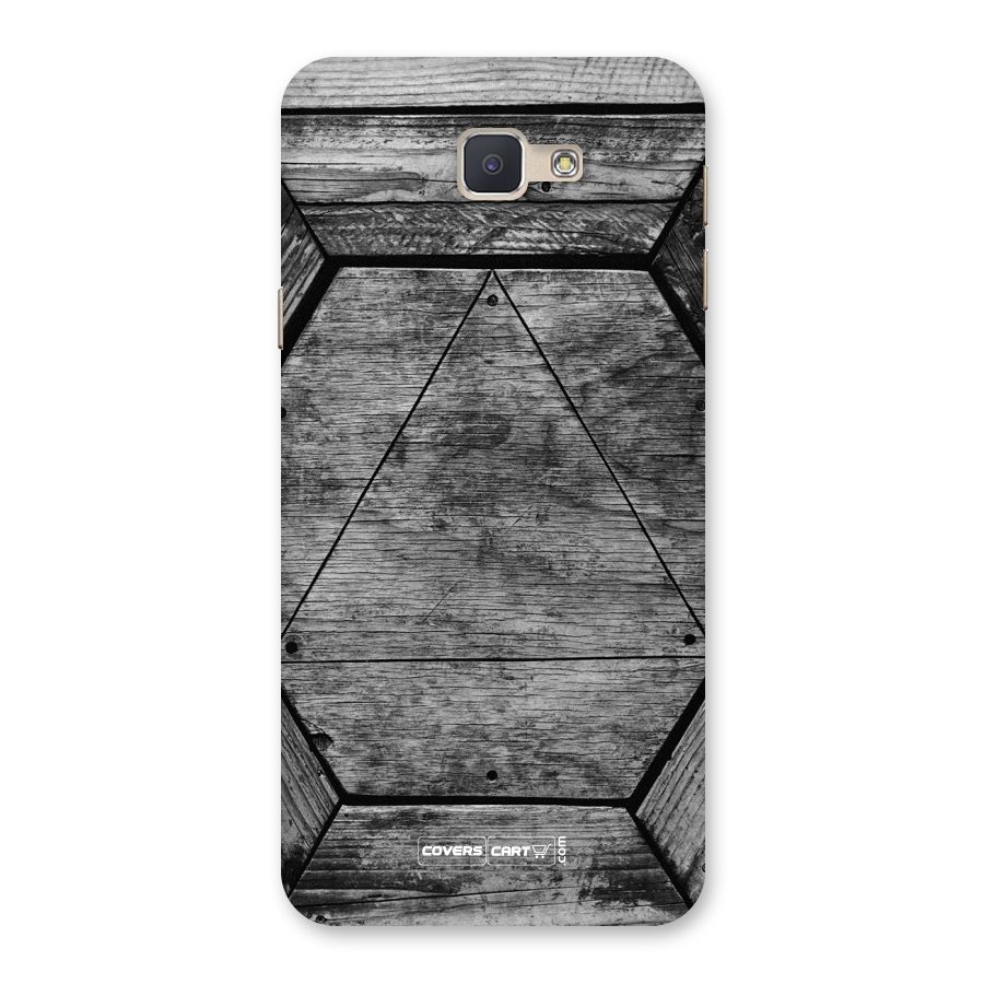 Wooden Hexagon Back Case for Galaxy J5 Prime