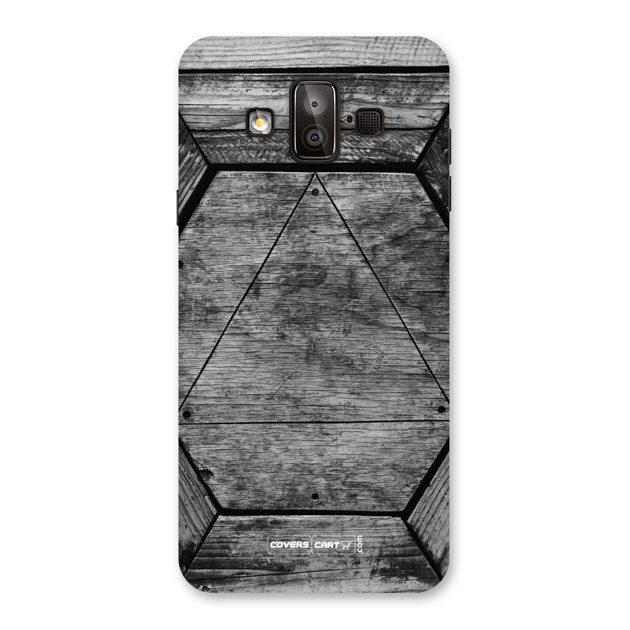 Wooden Hexagon Back Case for Galaxy J7 Duo
