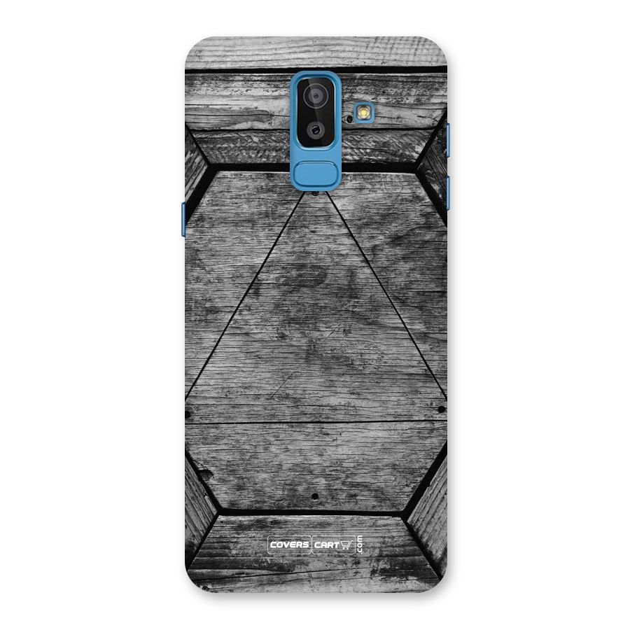 Wooden Hexagon Back Case for Galaxy J8