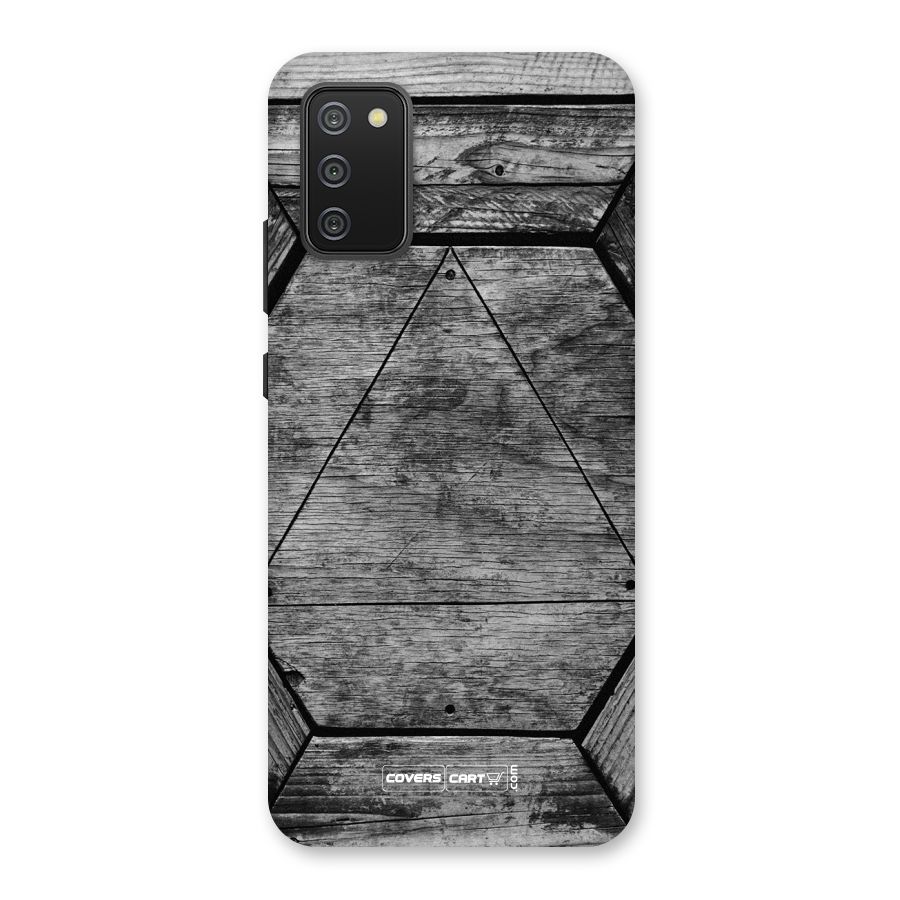 Wooden Hexagon Back Case for Galaxy M02s