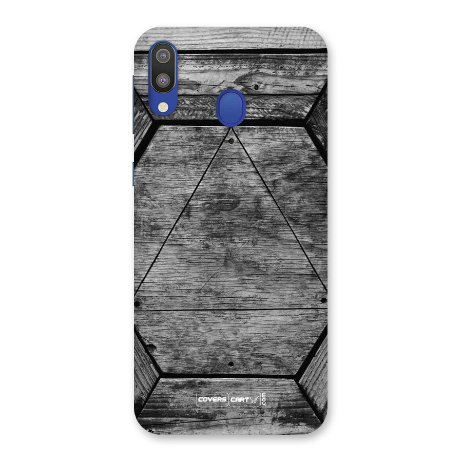 Wooden Hexagon Back Case for Galaxy M20