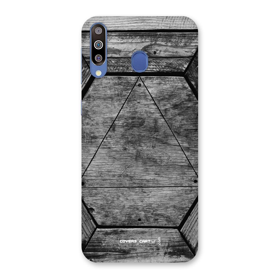 Wooden Hexagon Back Case for Galaxy M30