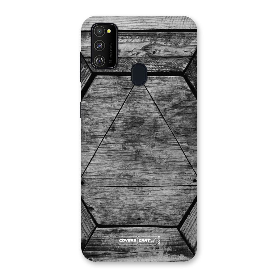 Wooden Hexagon Back Case for Galaxy M30s
