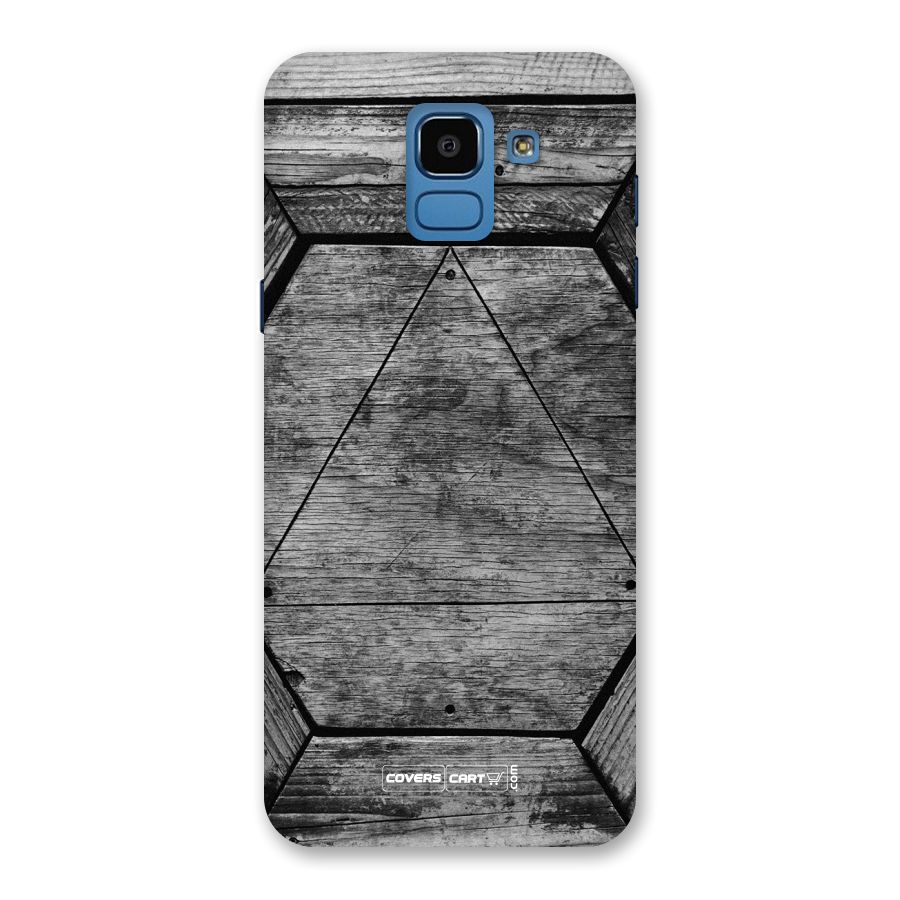 Wooden Hexagon Back Case for Galaxy On6