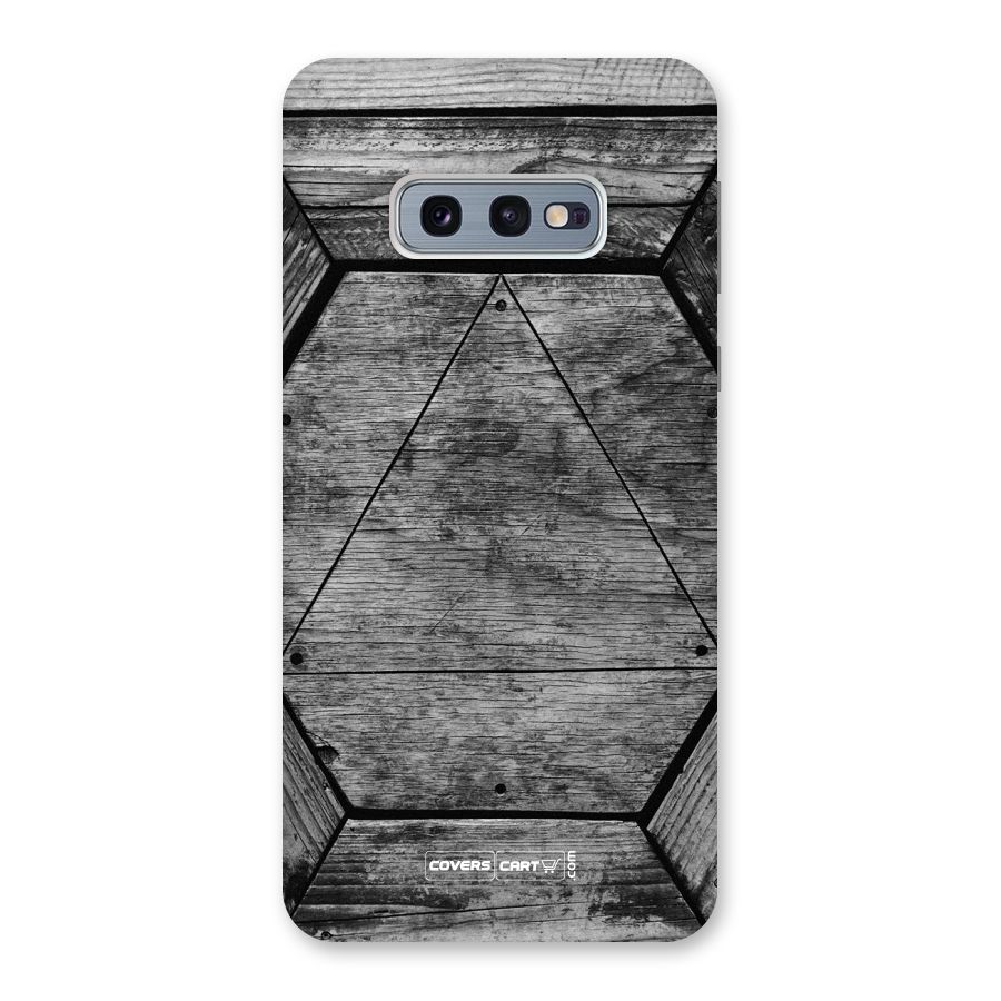Wooden Hexagon Back Case for Galaxy S10e