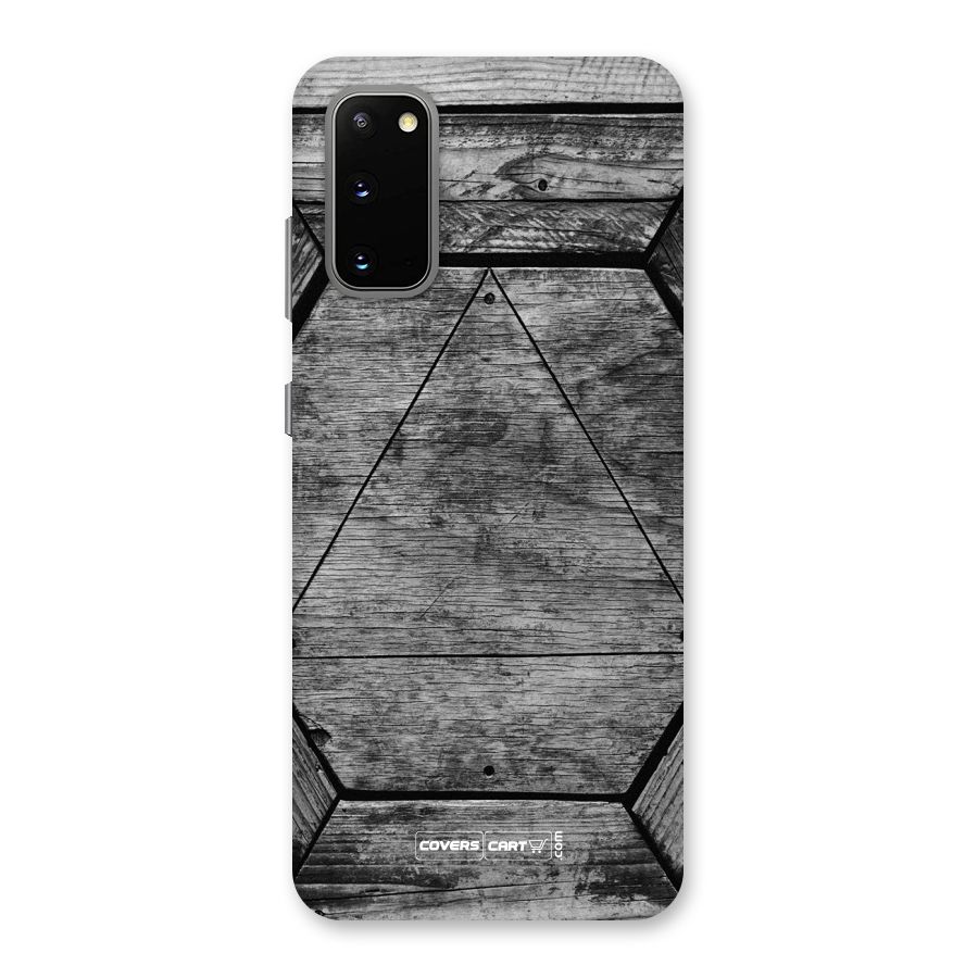 Wooden Hexagon Back Case for Galaxy S20