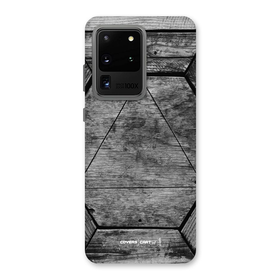 Wooden Hexagon Back Case for Galaxy S20 Ultra