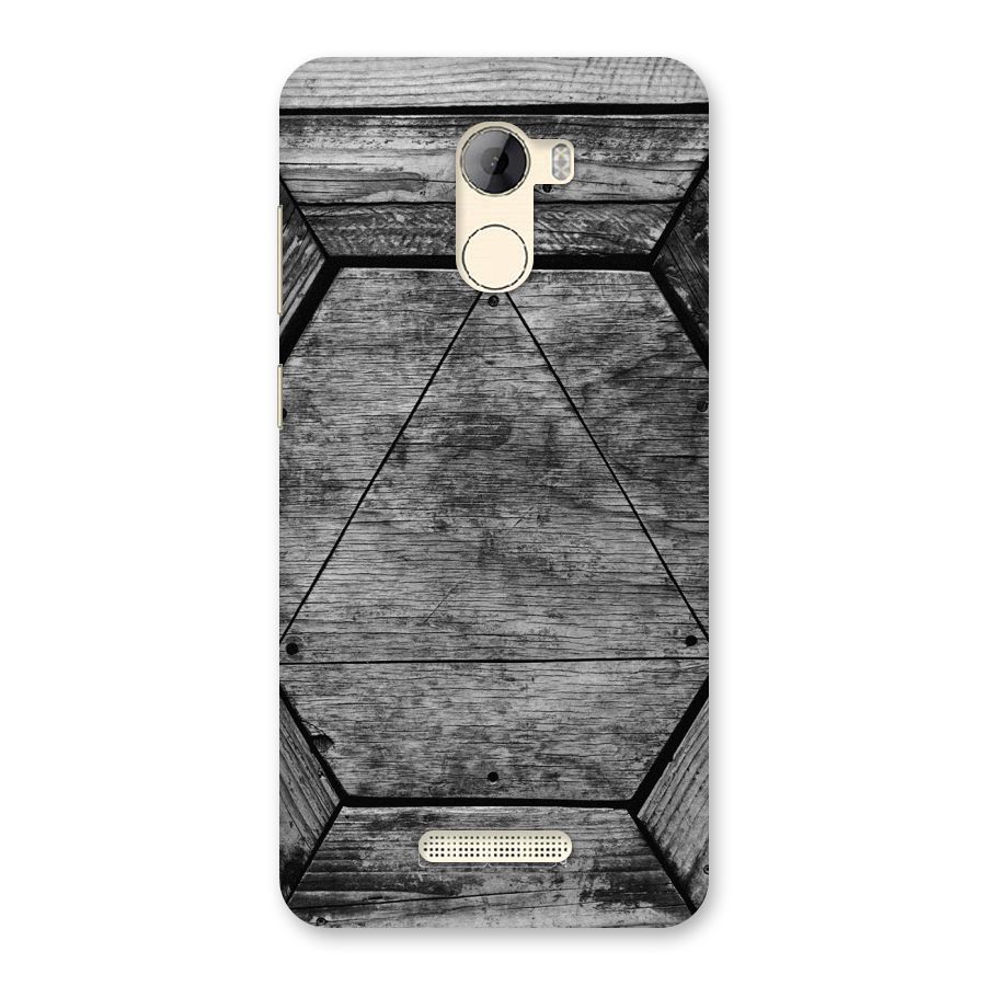 Wooden Hexagon Back Case for Gionee A1 LIte