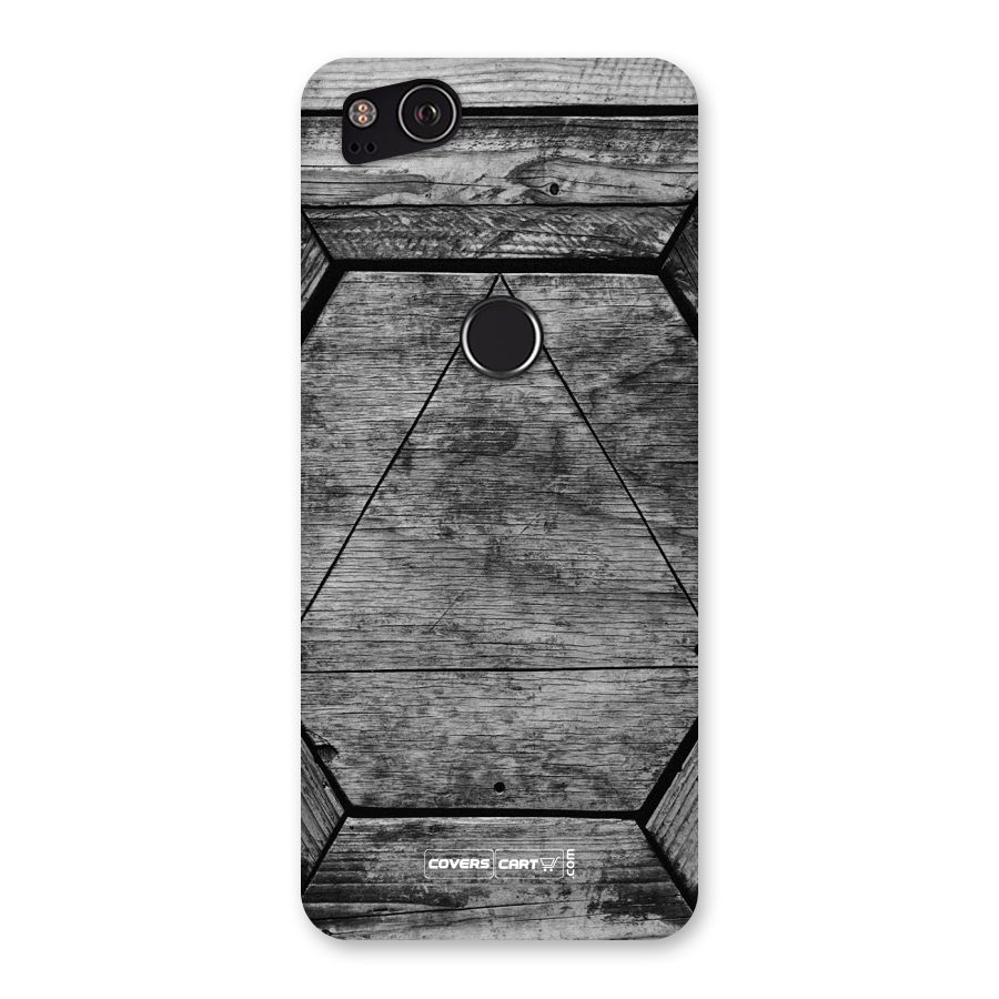 Wooden Hexagon Back Case for Google Pixel 2