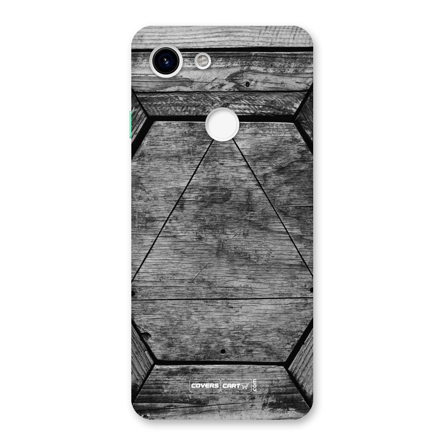 Wooden Hexagon Back Case for Google Pixel 3