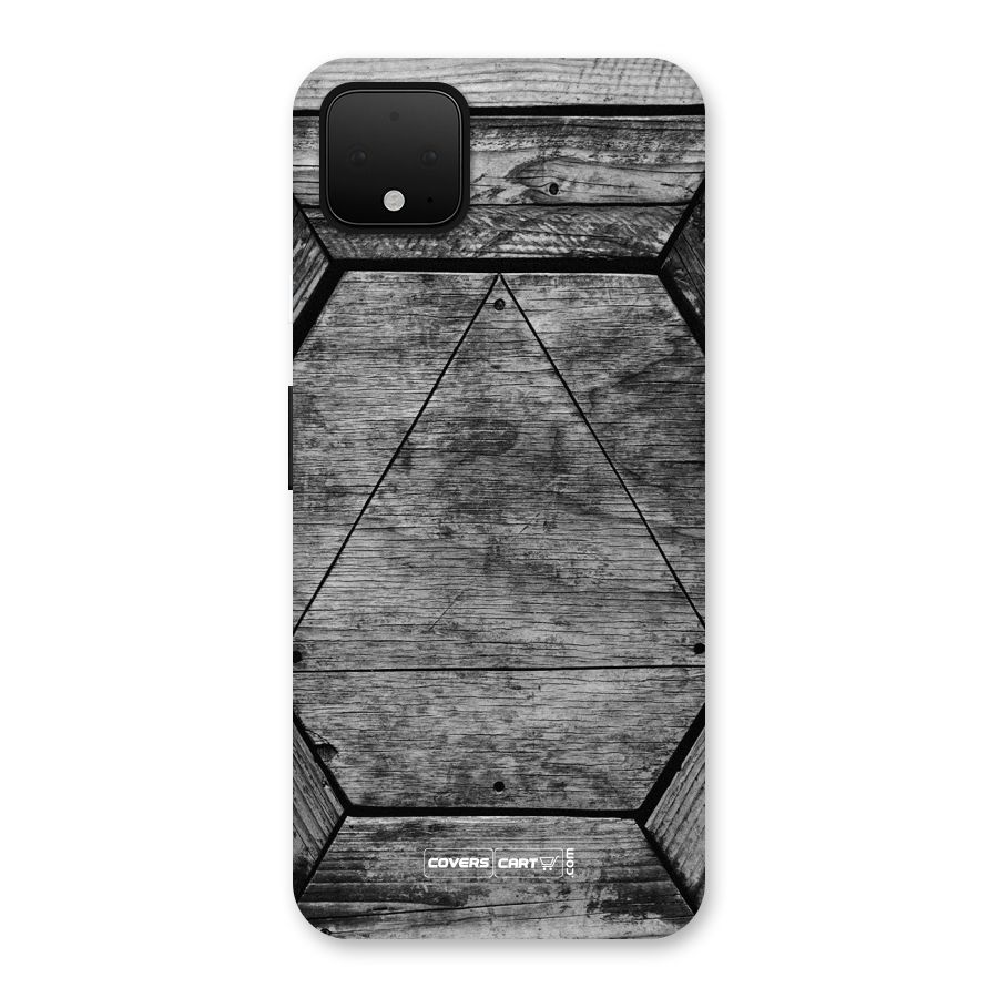 Wooden Hexagon Back Case for Google Pixel 4 XL