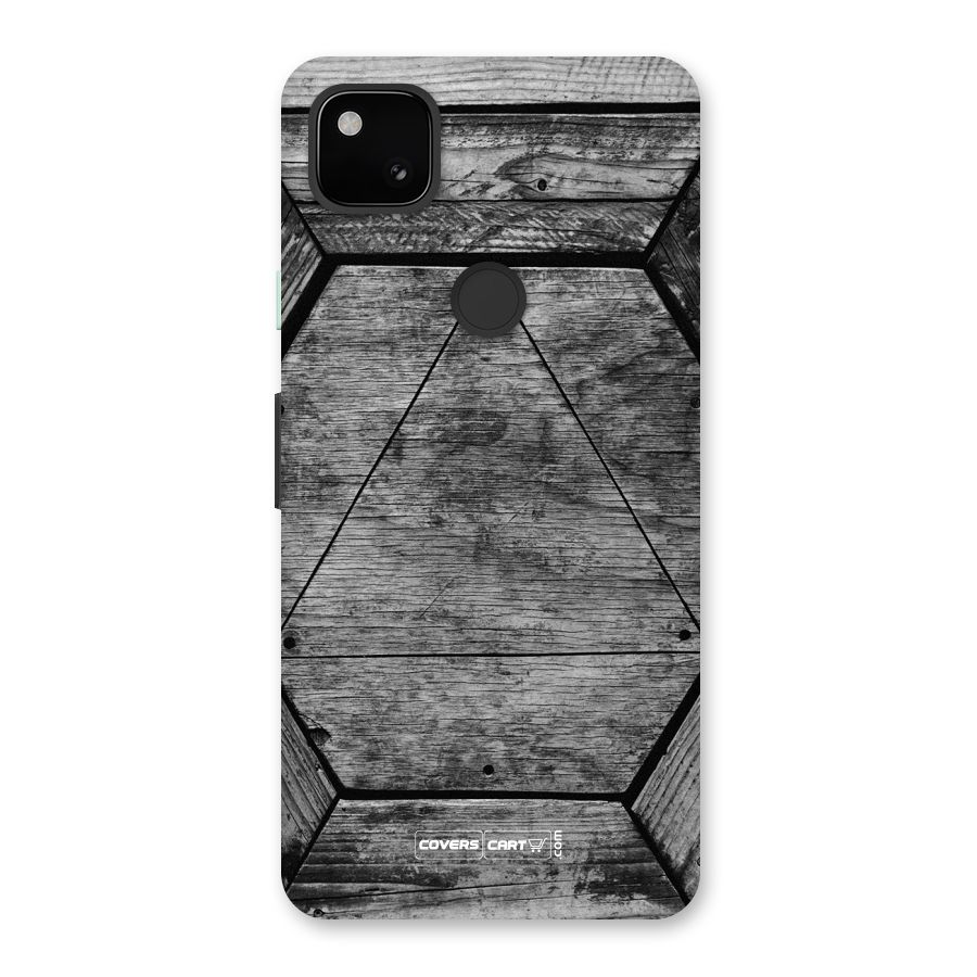Wooden Hexagon Back Case for Google Pixel 4a