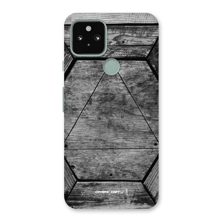 Wooden Hexagon Back Case for Google Pixel 5