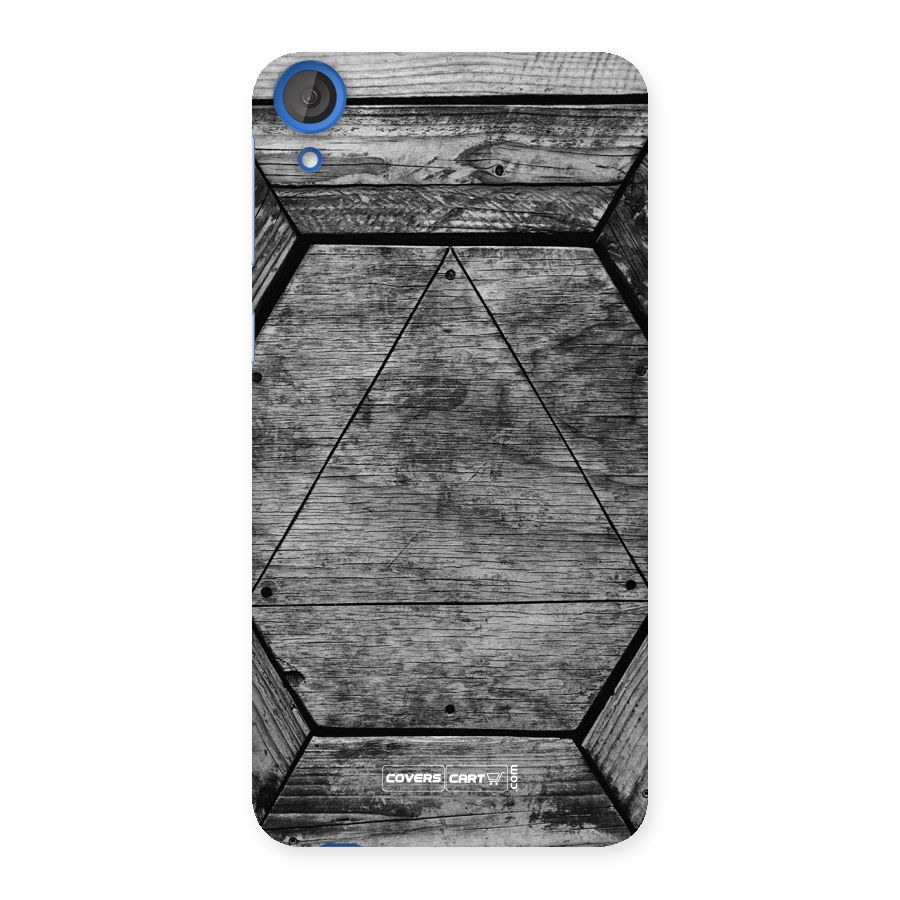 Wooden Hexagon Back Case for HTC Desire 820