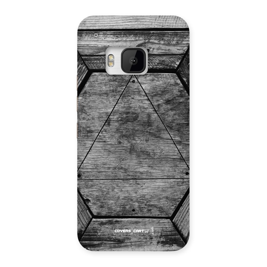 Wooden Hexagon Back Case for HTC One M9