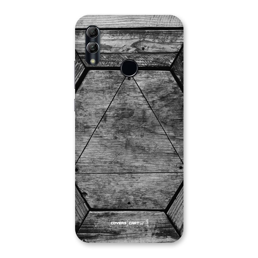 Wooden Hexagon Back Case for Honor 10 Lite