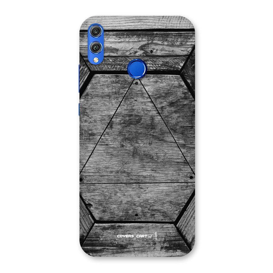 Wooden Hexagon Back Case for Honor 8X