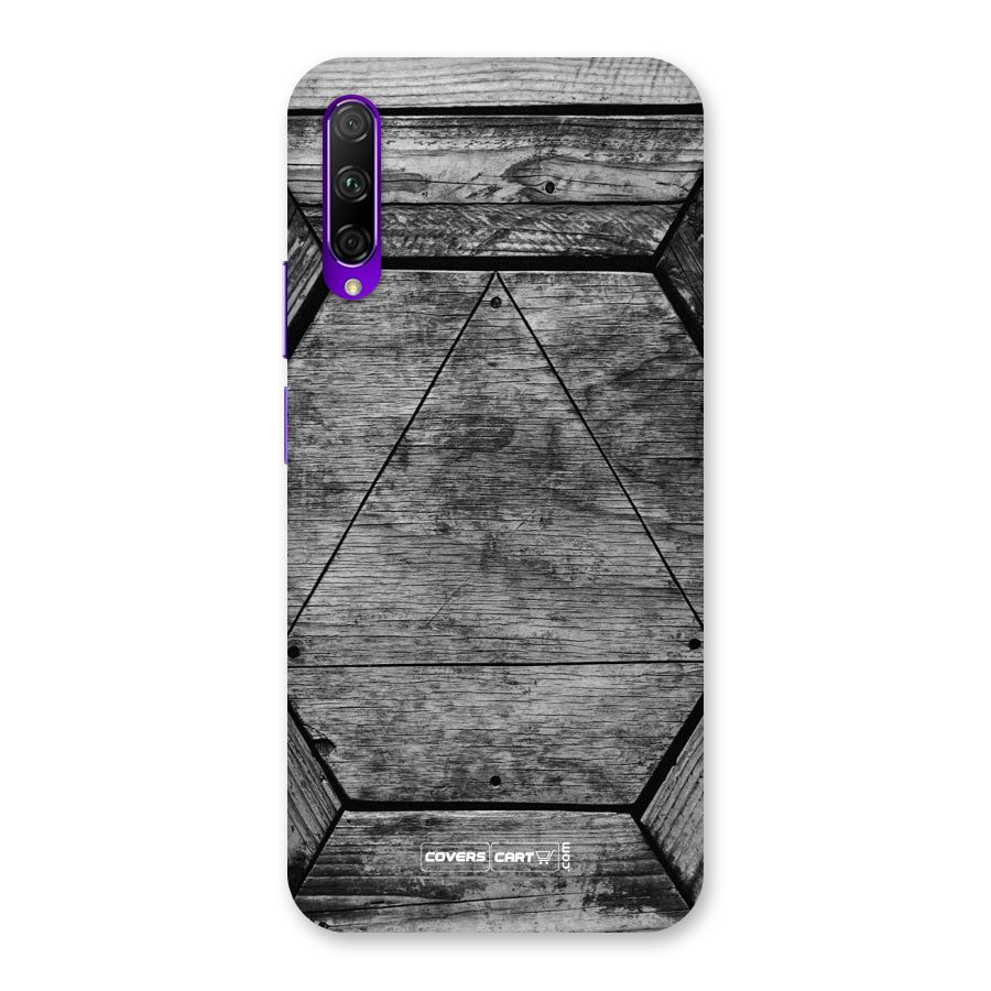 Wooden Hexagon Back Case for Honor 9X Pro