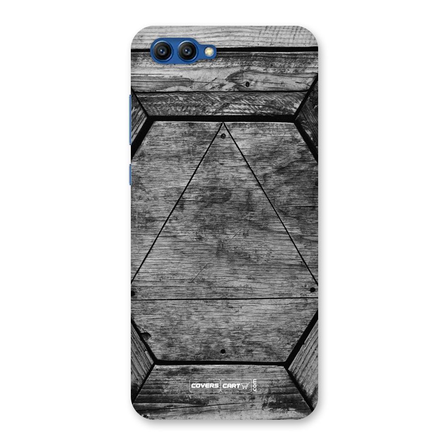 Wooden Hexagon Back Case for Honor View 10