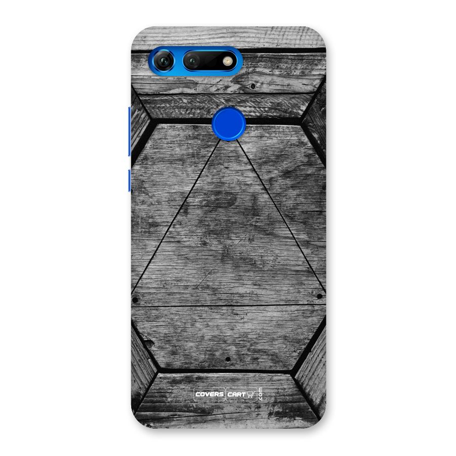 Wooden Hexagon Back Case for Honor View 20