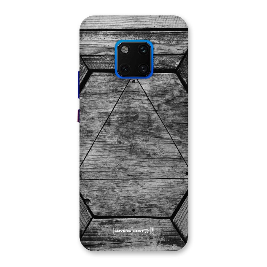 Wooden Hexagon Back Case for Huawei Mate 20 Pro