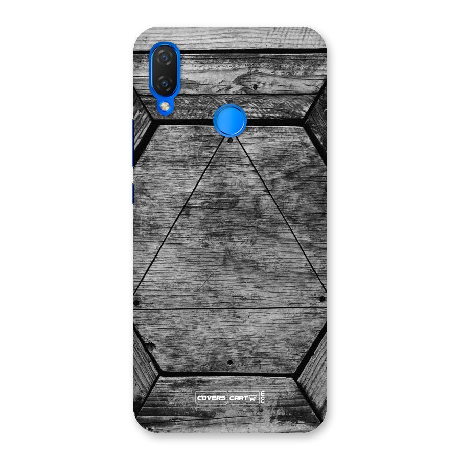 Wooden Hexagon Back Case for Huawei P Smart+