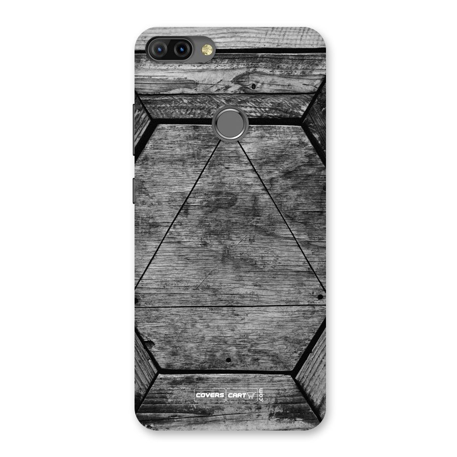 Wooden Hexagon Back Case for Infinix Hot 6 Pro