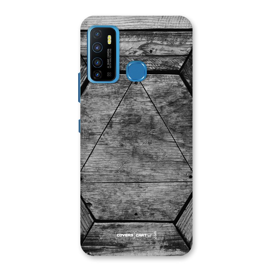 Wooden Hexagon Back Case for Infinix Hot 9