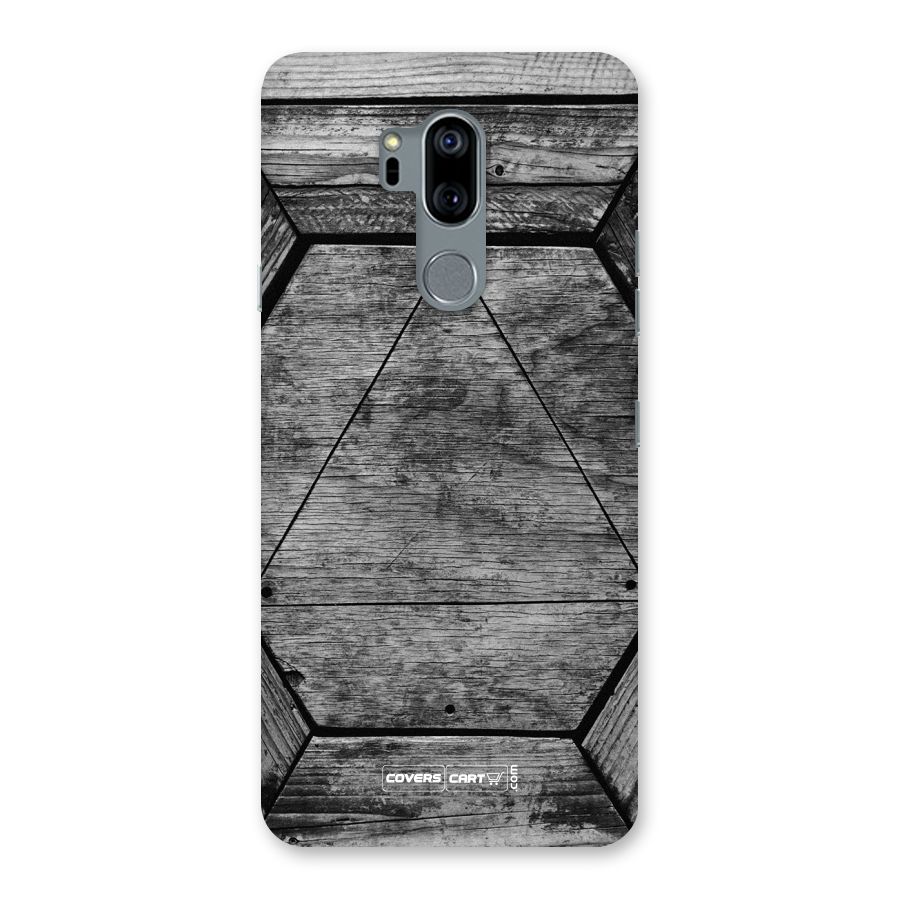 Wooden Hexagon Back Case for LG G7