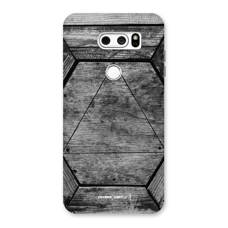 Wooden Hexagon Back Case for LG V30