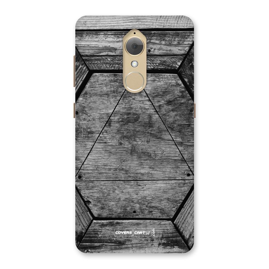 Wooden Hexagon Back Case for Lenovo K8