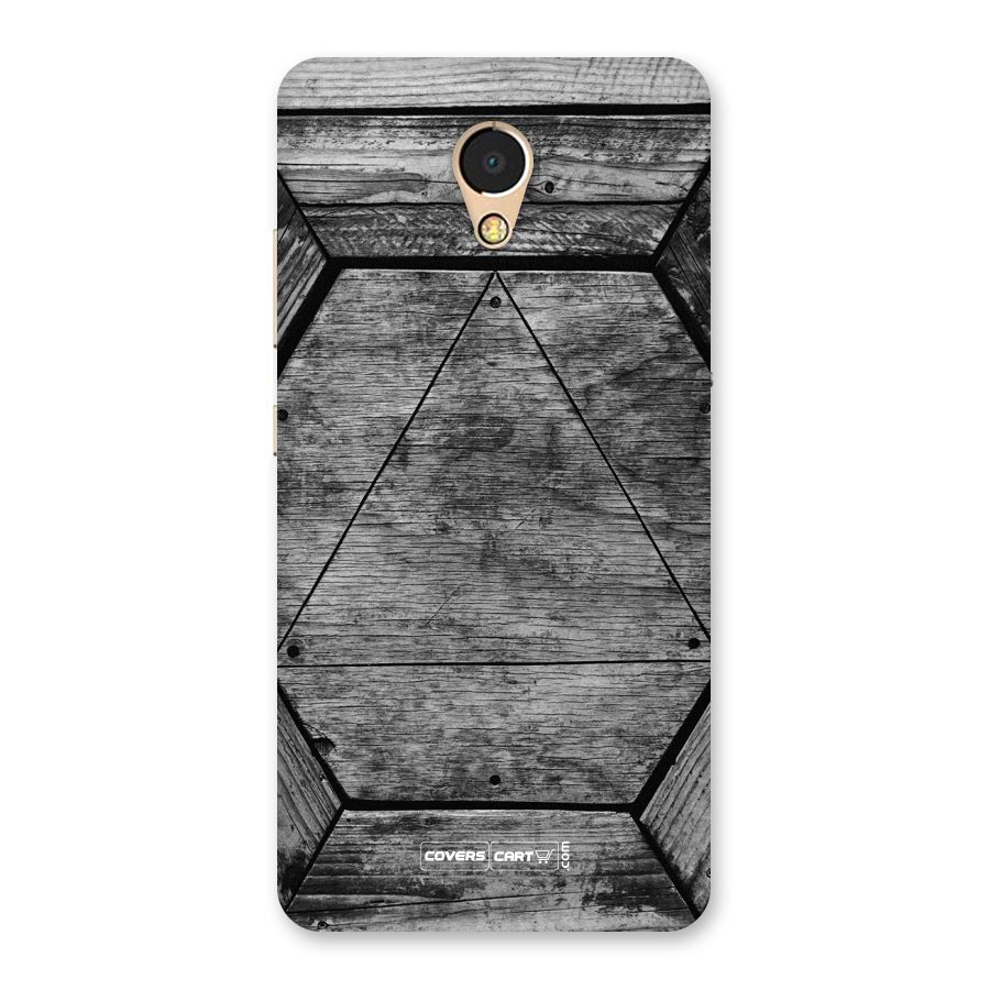 Wooden Hexagon Back Case for Lenovo P2
